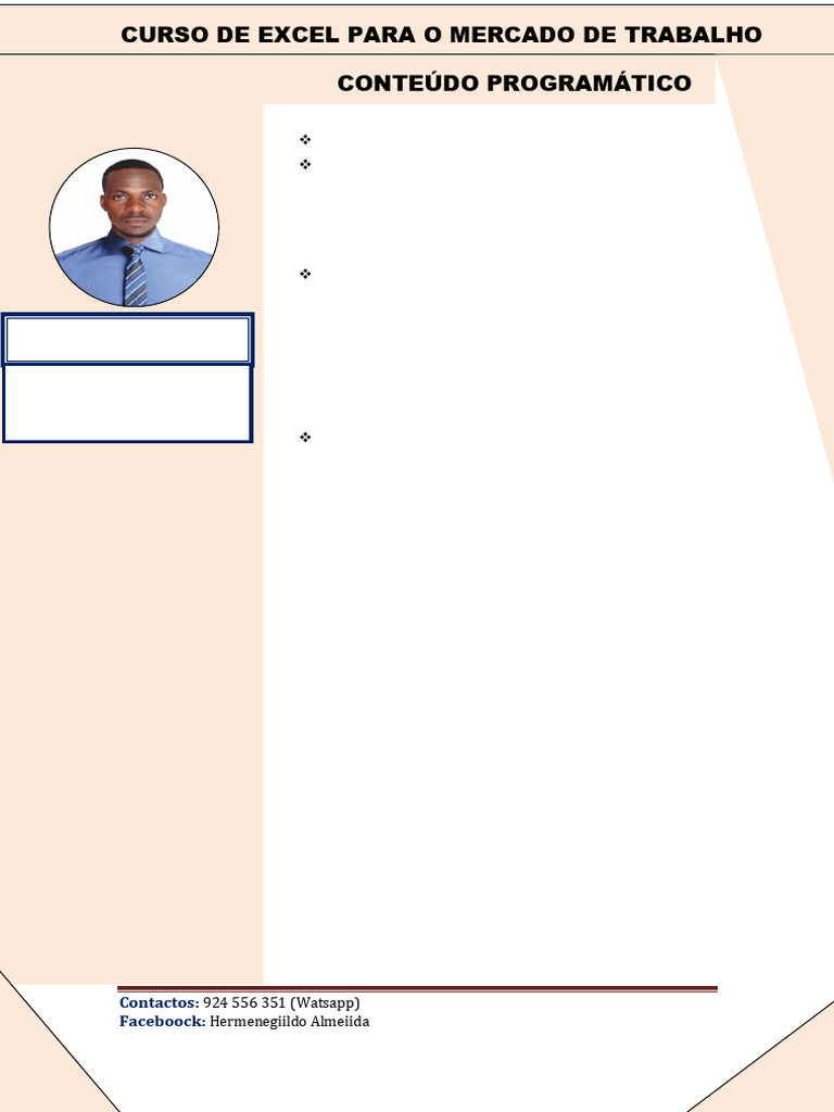 Curso de Excel para o Mercado de Trabalho | PDF