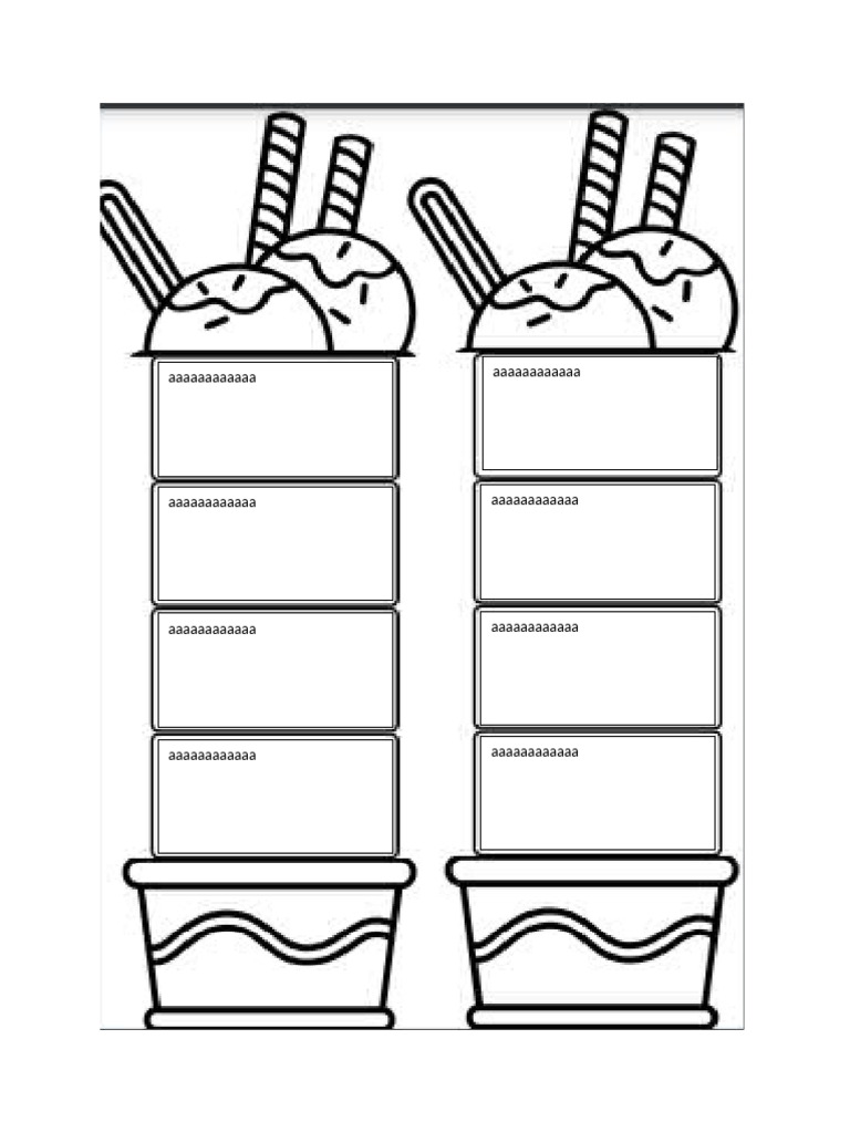 Happy Note Ice Cream | PDF
