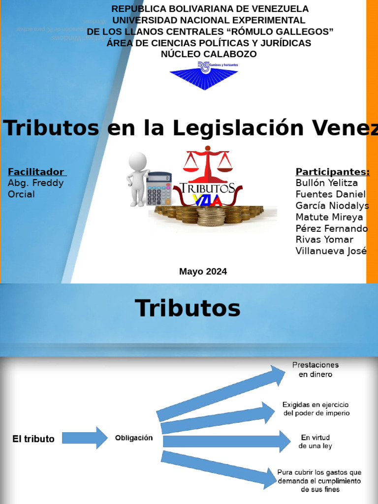 Tipos y Características de Tributos en Venezuela | PDF | Impuestos ...