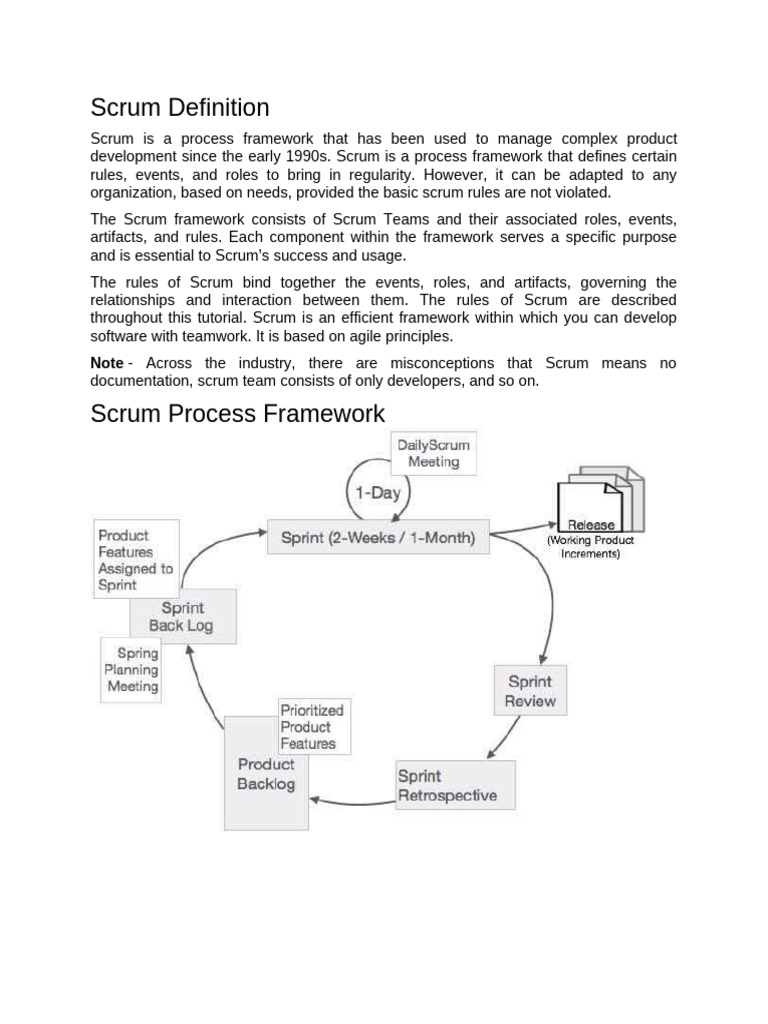 Understanding the Scrum Framework | PDF