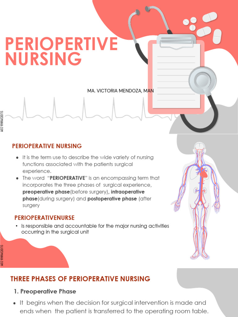 Perioperative Nursing Overview Guide | PDF | Surgery | Perioperative