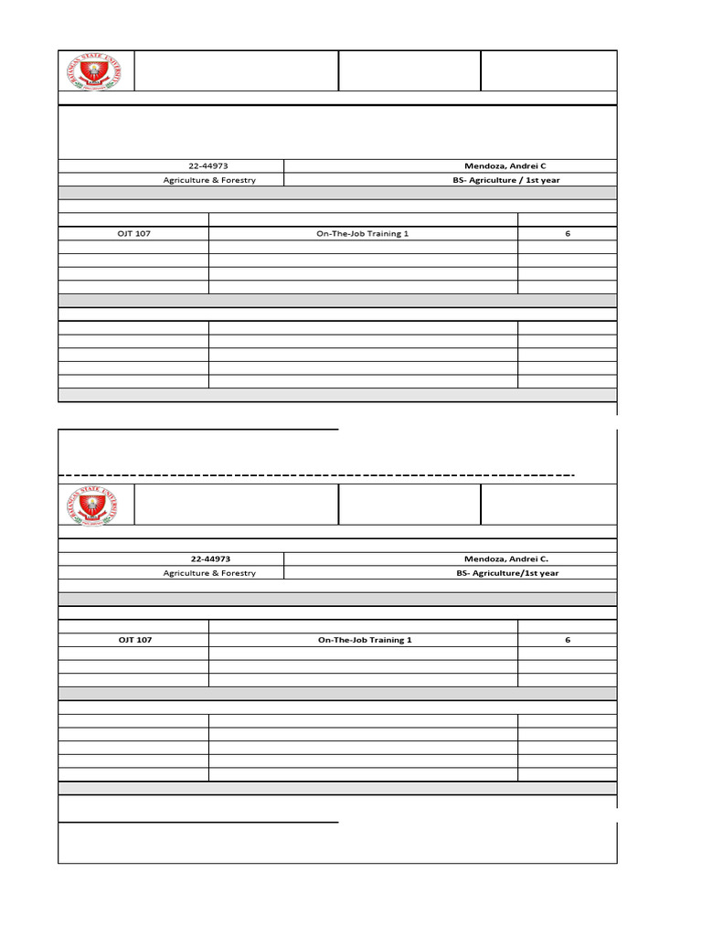 Course Change Procedure Form | PDF