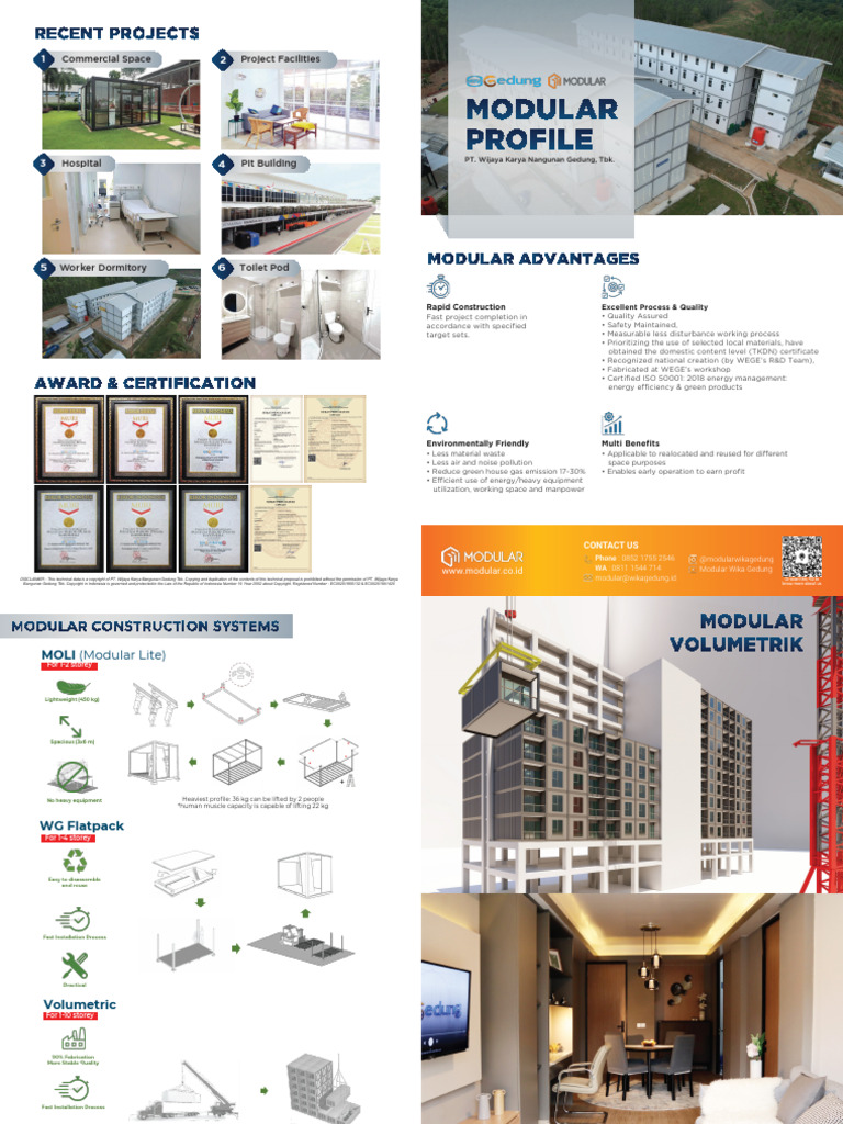 Brosur Modular A5 English | PDF | Copyright | Environment