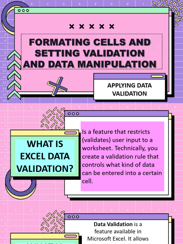 Data Validation | PDF | Microsoft Excel | Microsoft Windows