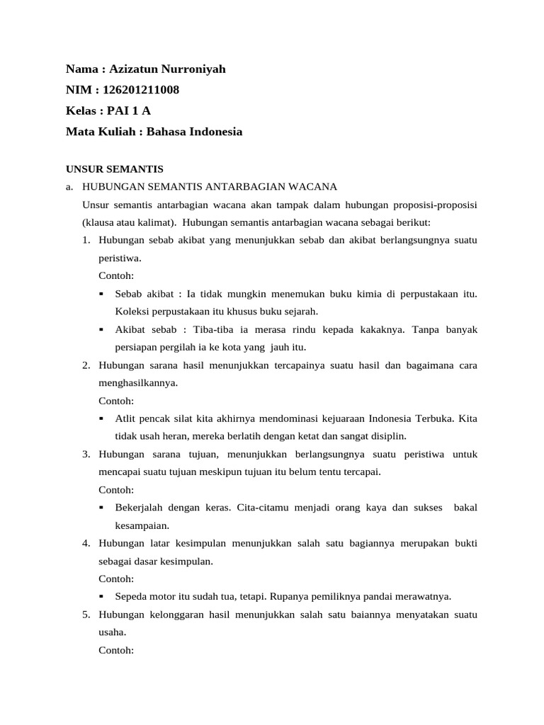 Azizatun Nurroniyah (126201211008) | PDF