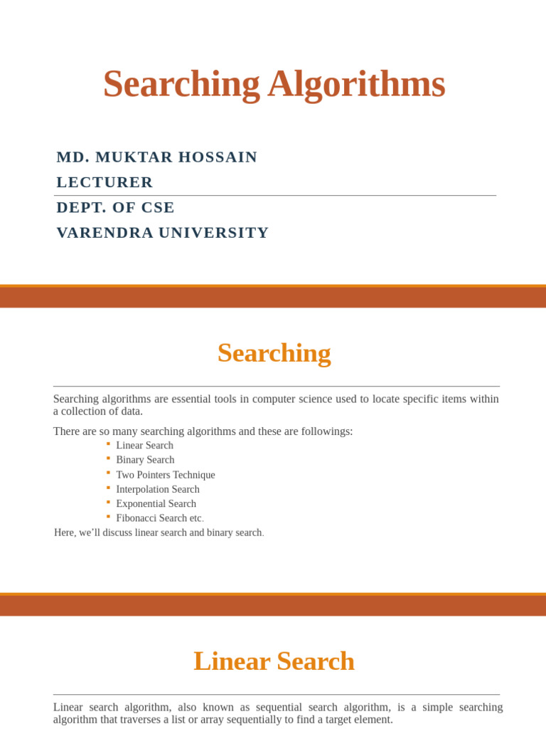 3 Searching Algorithms | PDF | Theoretical Computer Science | Applied ...