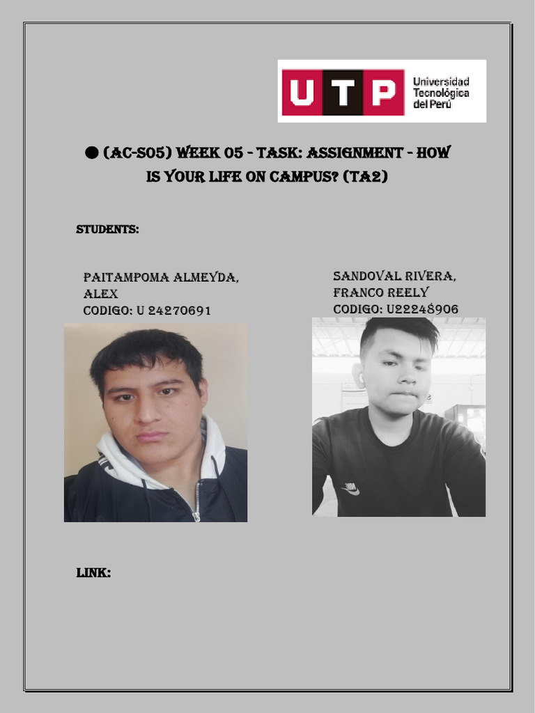 Campus Life Assignment Overview | PDF