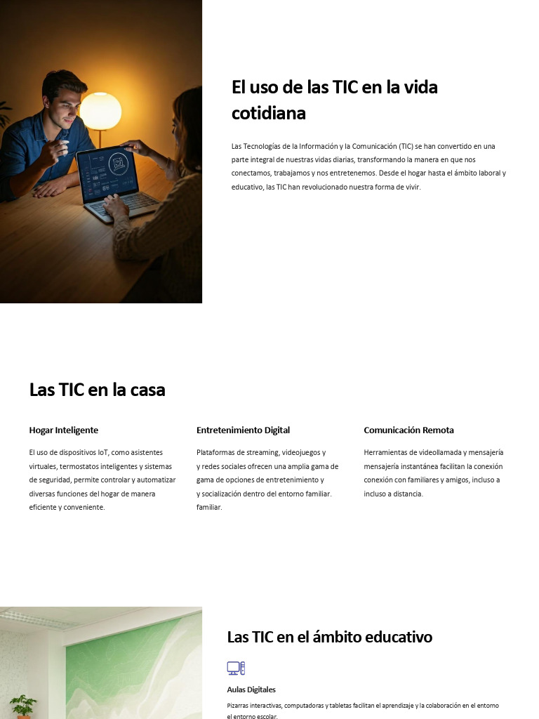 El uso de las tic en la vida cotidiana | PDF | Tecnología de ...