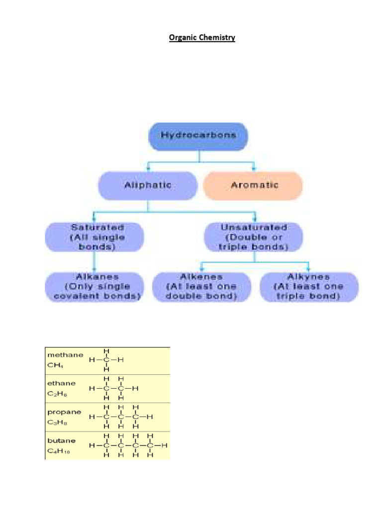 Key Concepts in Organic Chemistry | PDF | Functional Group | Alkane