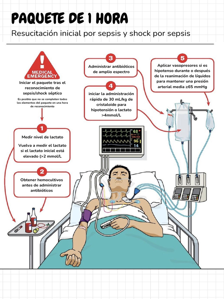 Protocolo de Resucitación por Sepsis | PDF