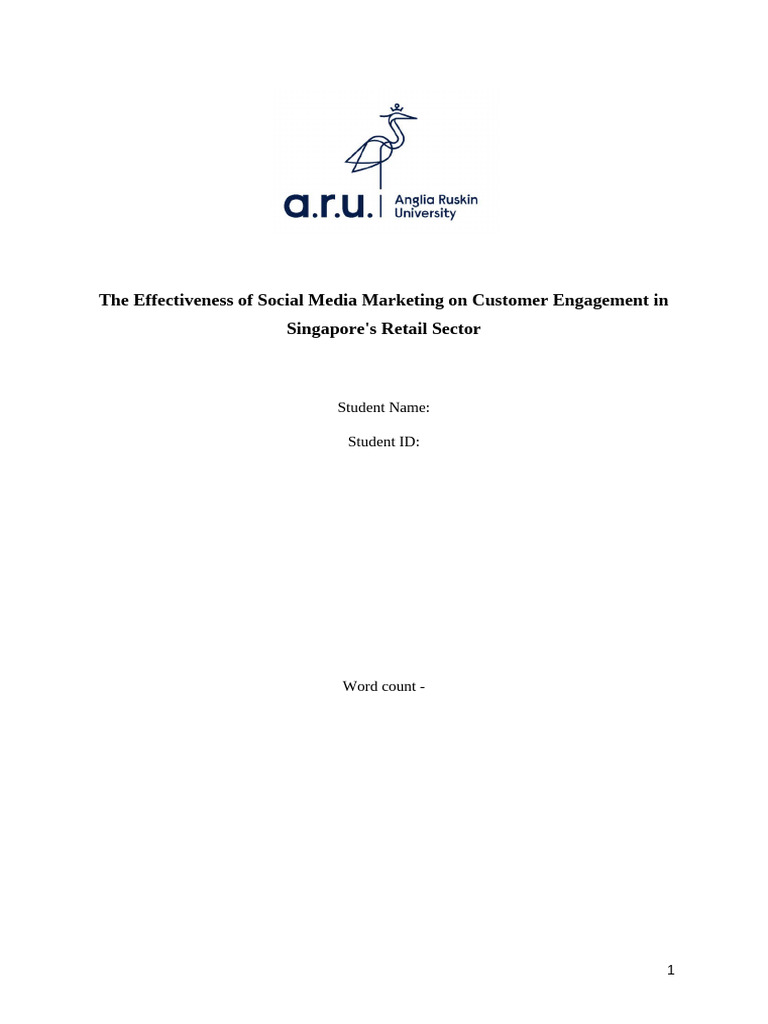 The Effectiveness of Social Media Marketing On Customer Engagement in ...