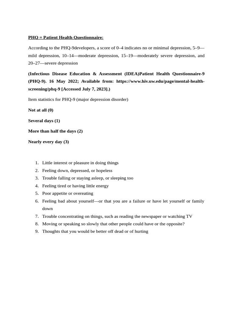 Questionnair | PDF