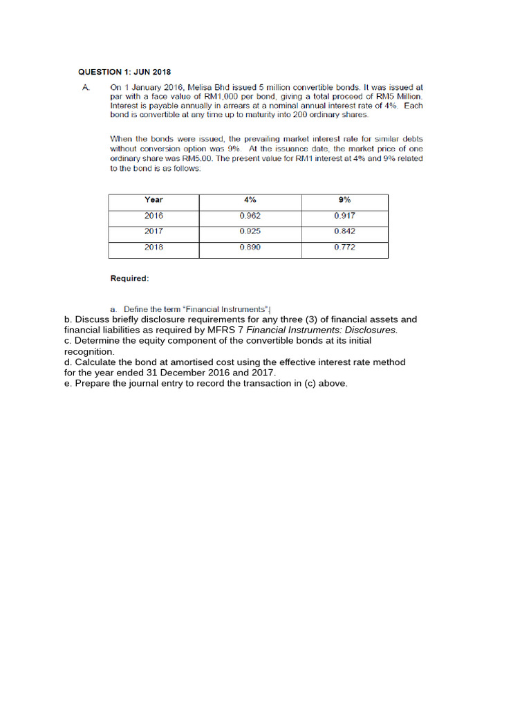 Tutorial Financial Instrument | PDF