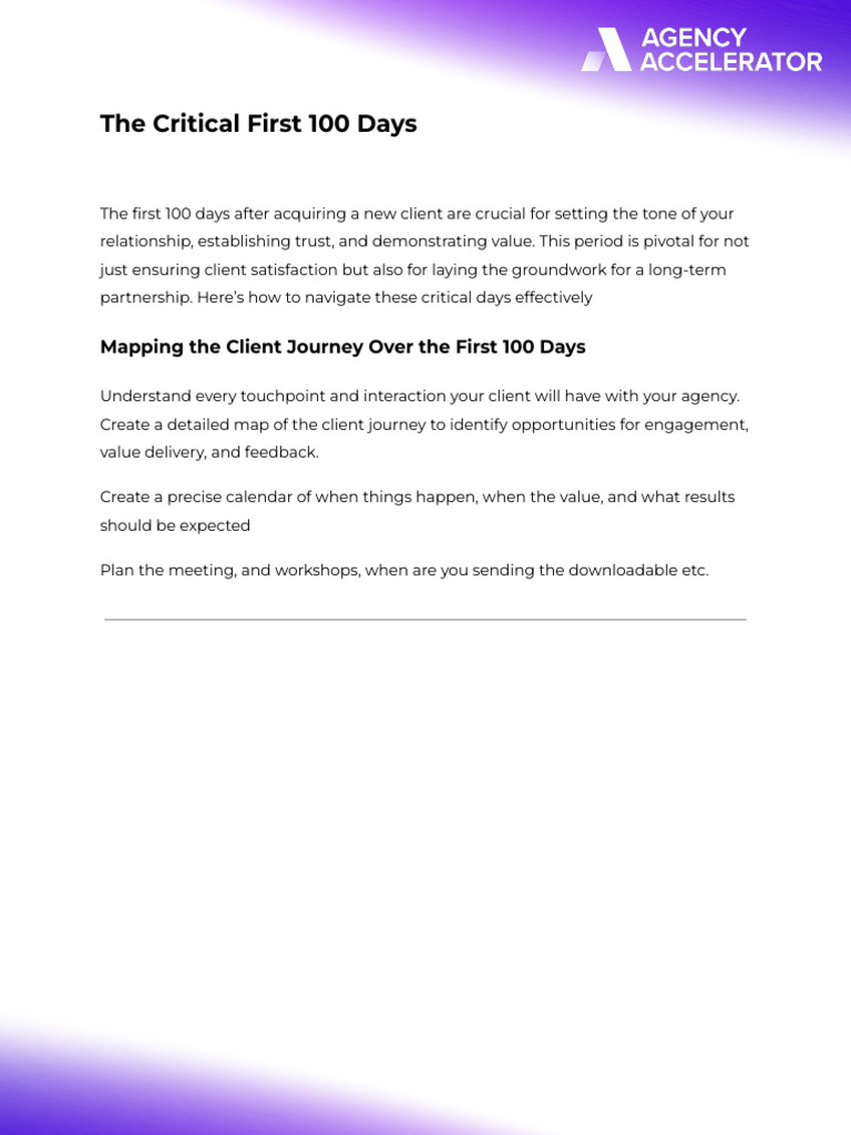 The Critical First 100 Days 18 | PDF | Communication | Business