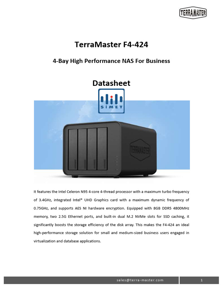 TerraMaster F4-424 | PDF | Hard Disk Drive | Solid State Drive