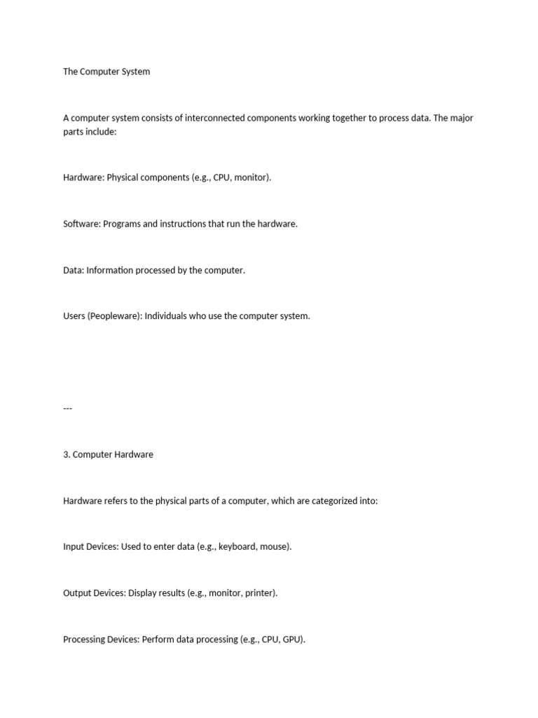 The Computer Sy-WPS Office | PDF