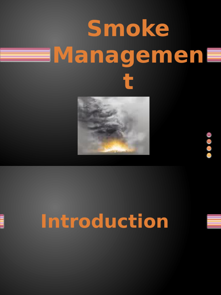 Smoke Management and Control Systems | PDF | Smoke | Fires