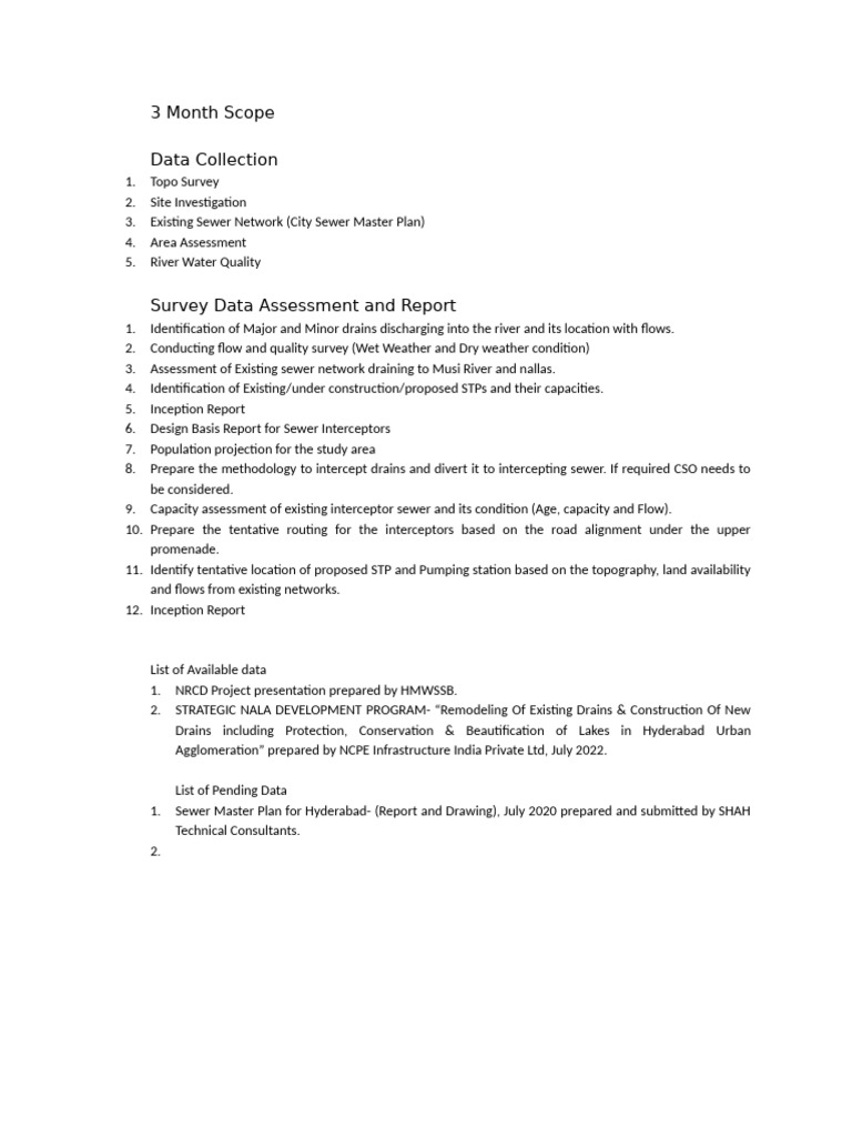 Interceptor Sewer System Assessment Report | PDF | Combined Sewer ...