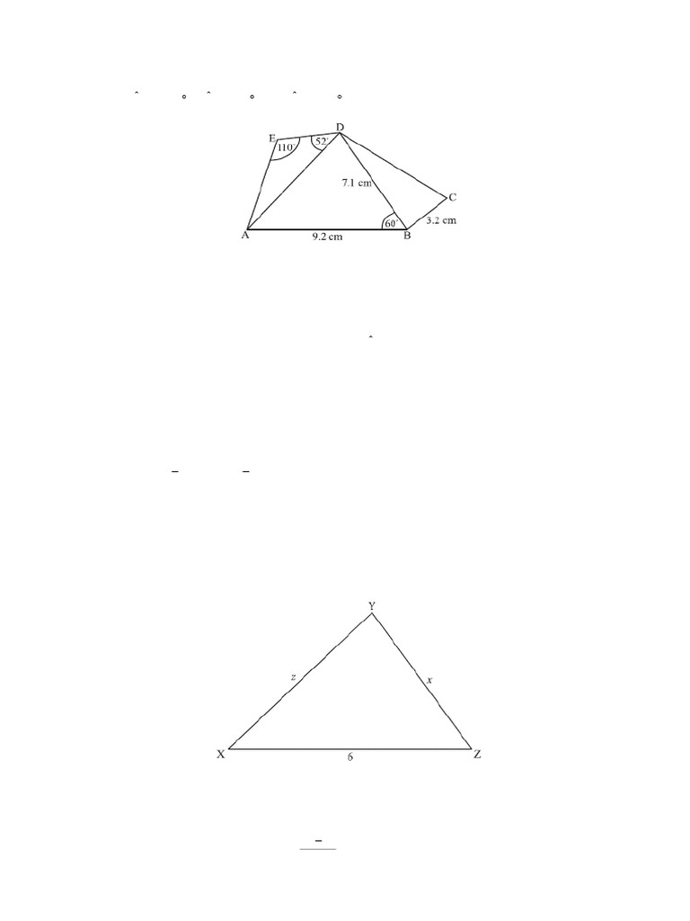 Y10 Ext-Sine Cosine Rules | PDF | Trigonometric Functions | Area