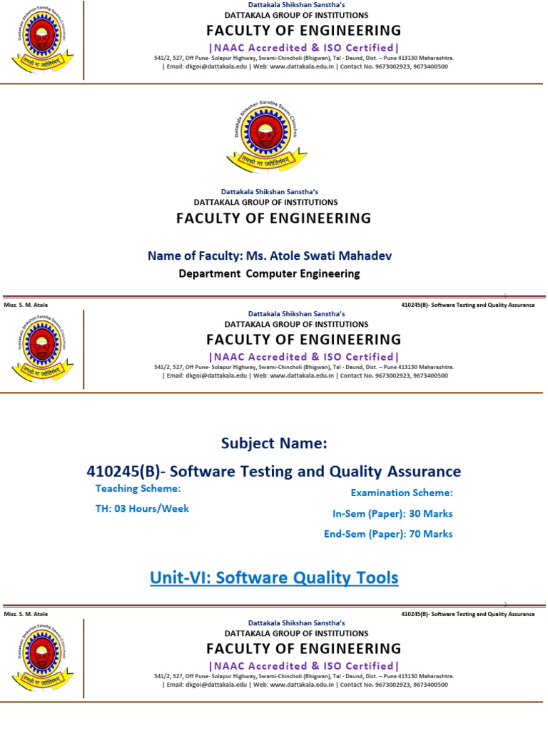 Software Testing & Quality Assurance Guide | PDF | Software Bug ...