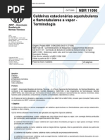 Nbr 11096 - 2000 - Caldeiras Aquatubulares e Flamotubulares a Vapor
