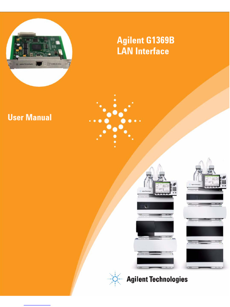 Agilent Technologies Agilent G1369B User Manual | PDF | Computer ...
