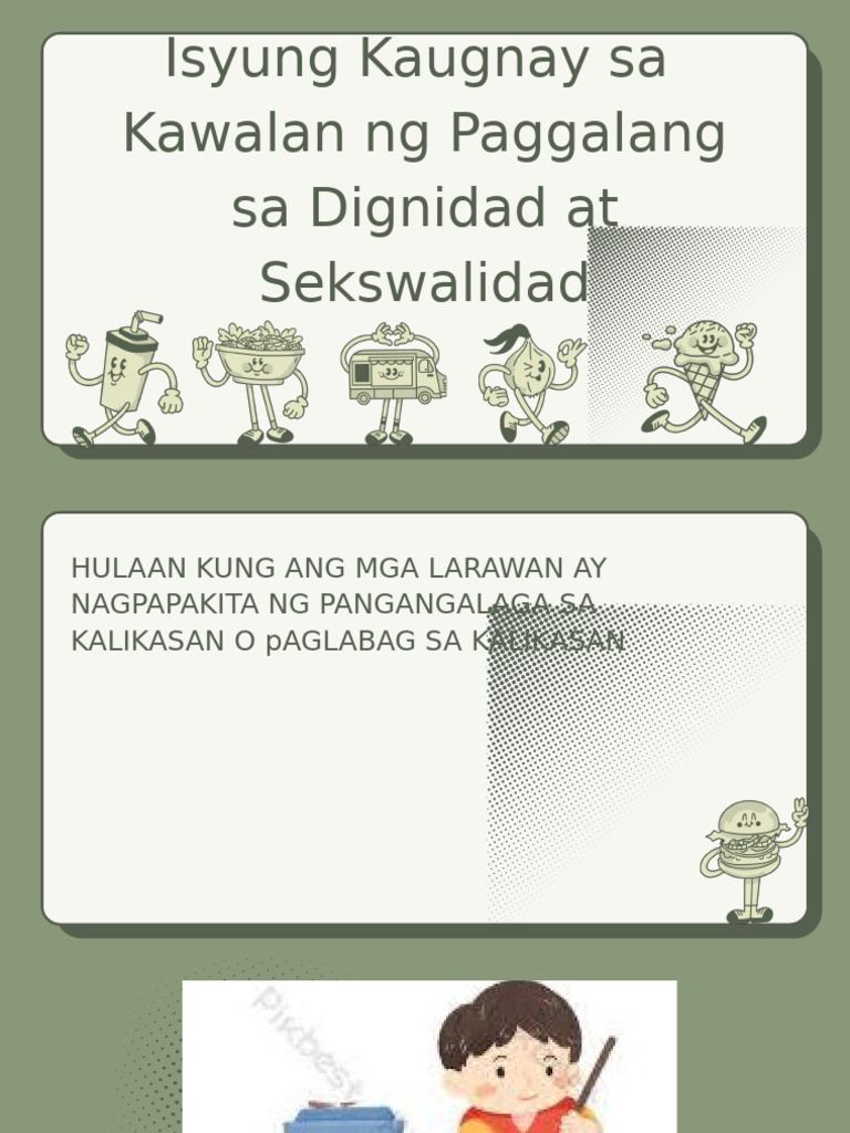 Green Playful Illustrative Gender Equality in Workspace Presentation | PDF
