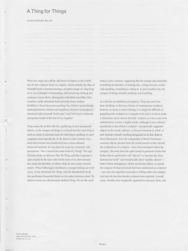 10296-A Thing For Things | PDF
