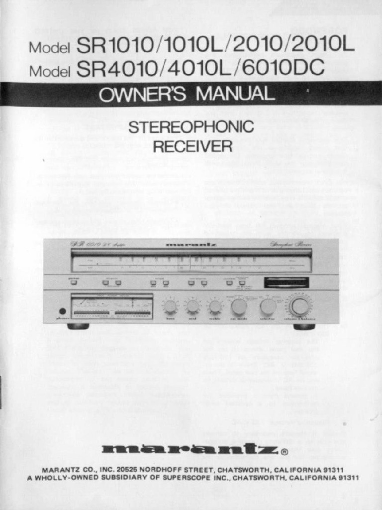 Amplituner Marantz SR 4010L - Garanti 1AN • EUR 279,00