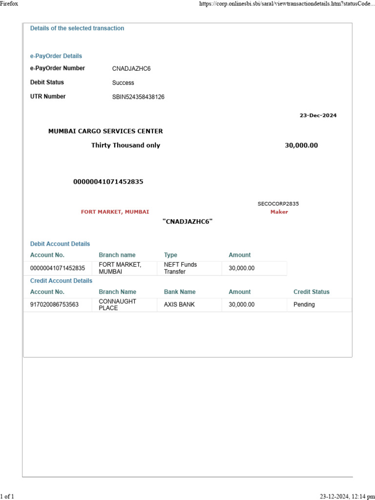 Miapl PD Account-Payment Receipt | PDF