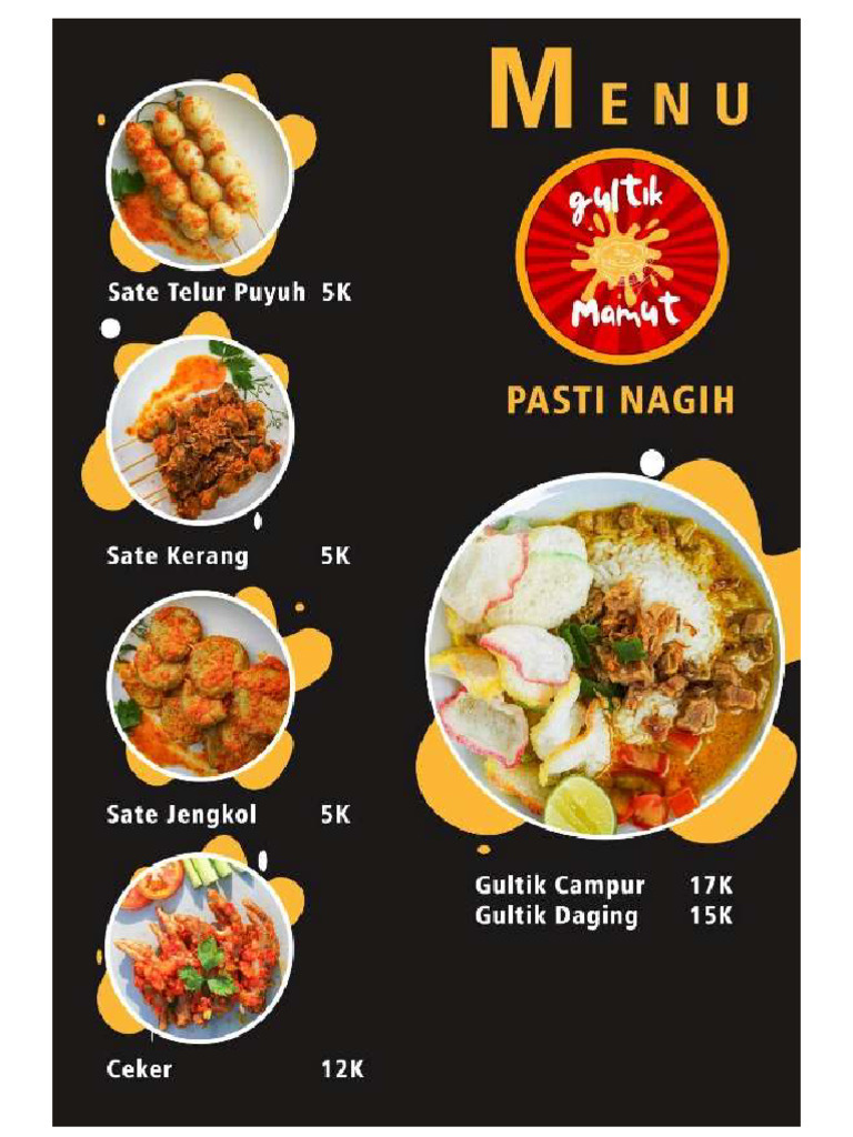 Contoh Menu | PDF