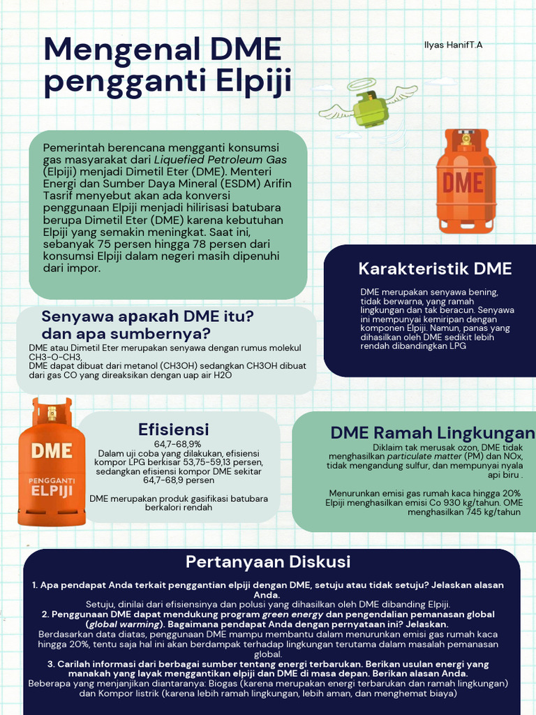 DME: Solusi Ramah Lingkungan Pengganti Elpiji | PDF