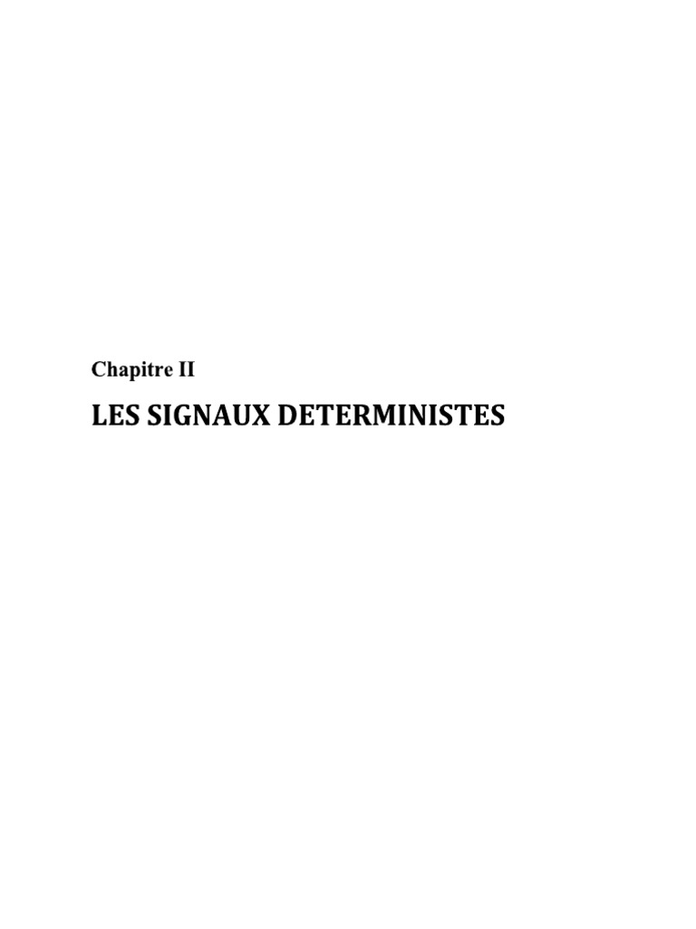 Chapitre 2 | PDF
