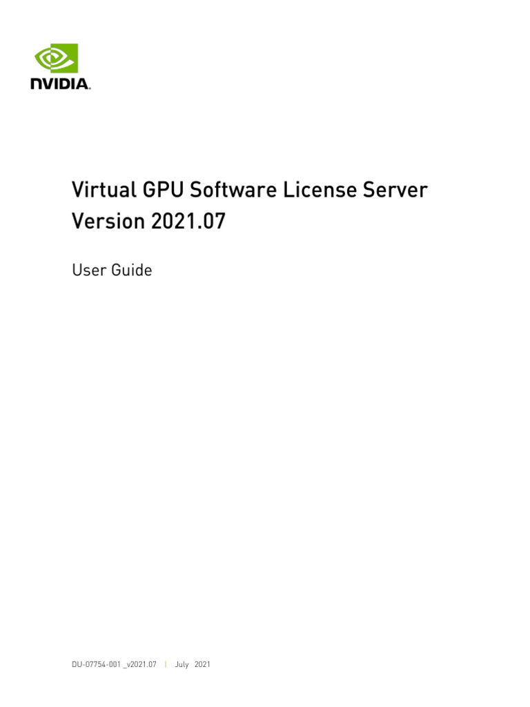 Managing NVIDIA vGPU Entitlements | PDF | Java (Software Platform ...