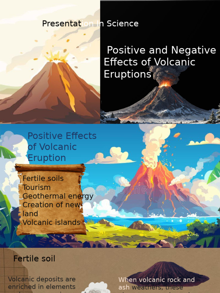 Science Presentation 9 | PDF | Volcano | Types Of Volcanic Eruptions