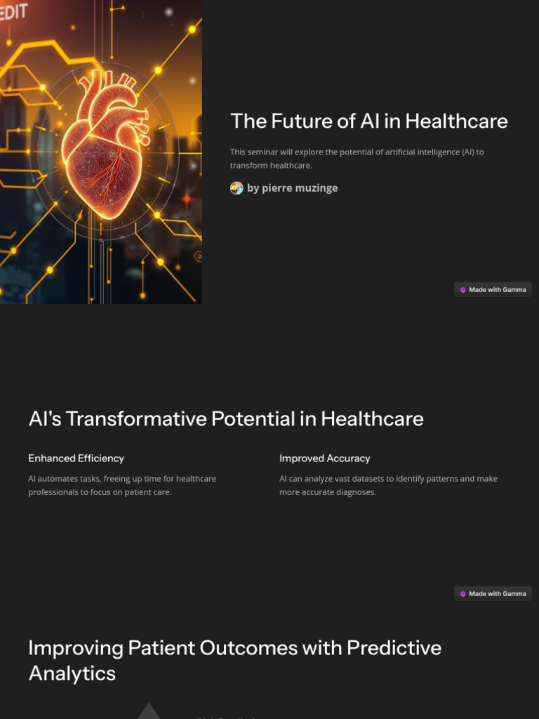 AI's Impact on Future Healthcare | PDF | Artificial Intelligence ...