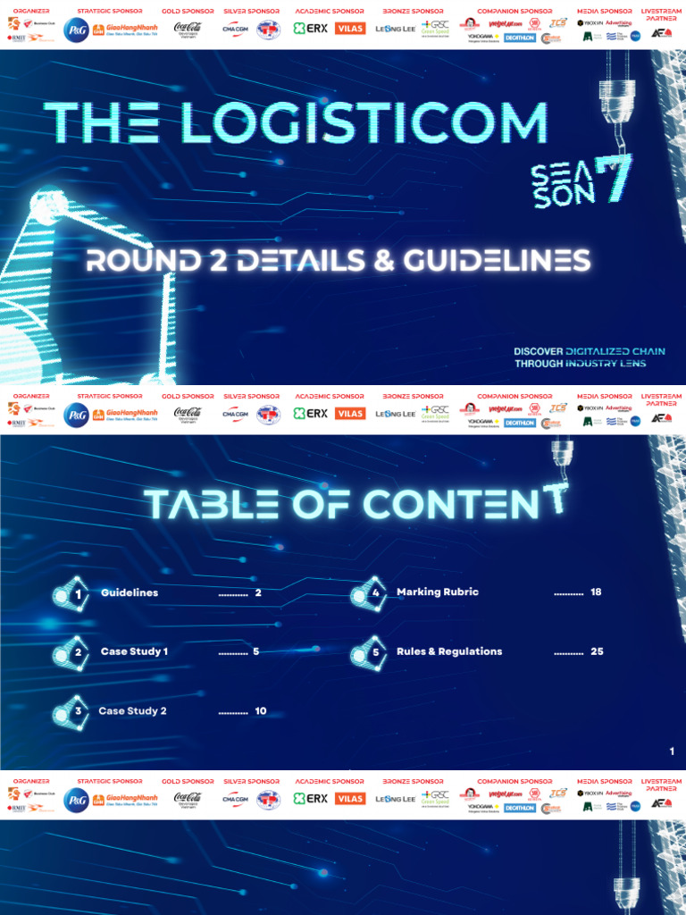 Logistics & Supply Chain Contest | PDF | Product (Business) | Warehouse