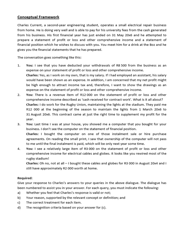 Class+Example+ +Charles | PDF | Income | Expense