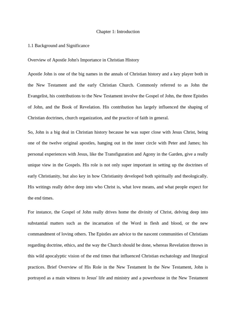 Chapter 1-5 Humanize Project | PDF | John The Apostle | Gospel Of John