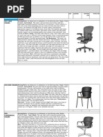 Ergonomic Office Chair Specifications | PDF