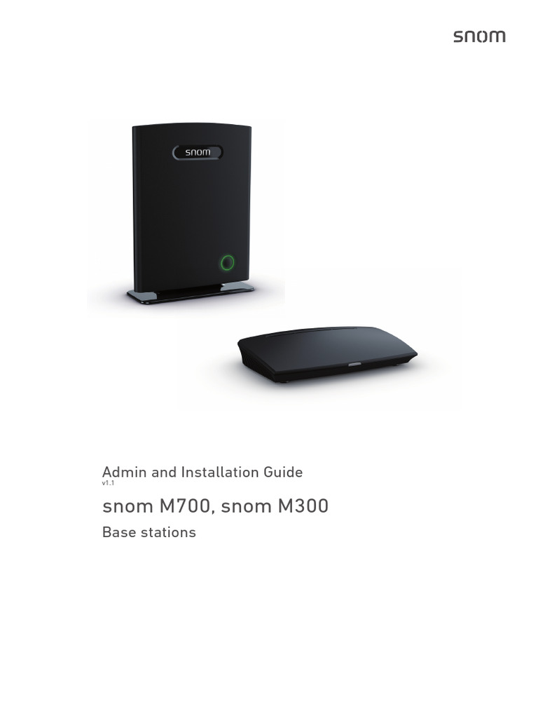snom M300/M700 Installation Guide | PDF | Session Initiation Protocol ...