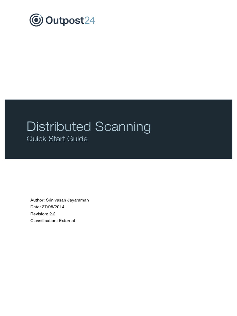 Outpost24 HIAB Setup Guide | PDF | Image Scanner | Internet Protocols