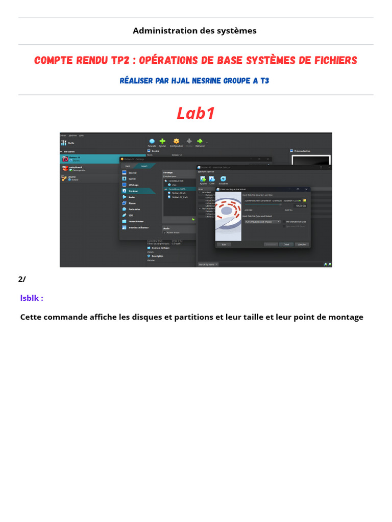 Compte Rendu TP2 | PDF