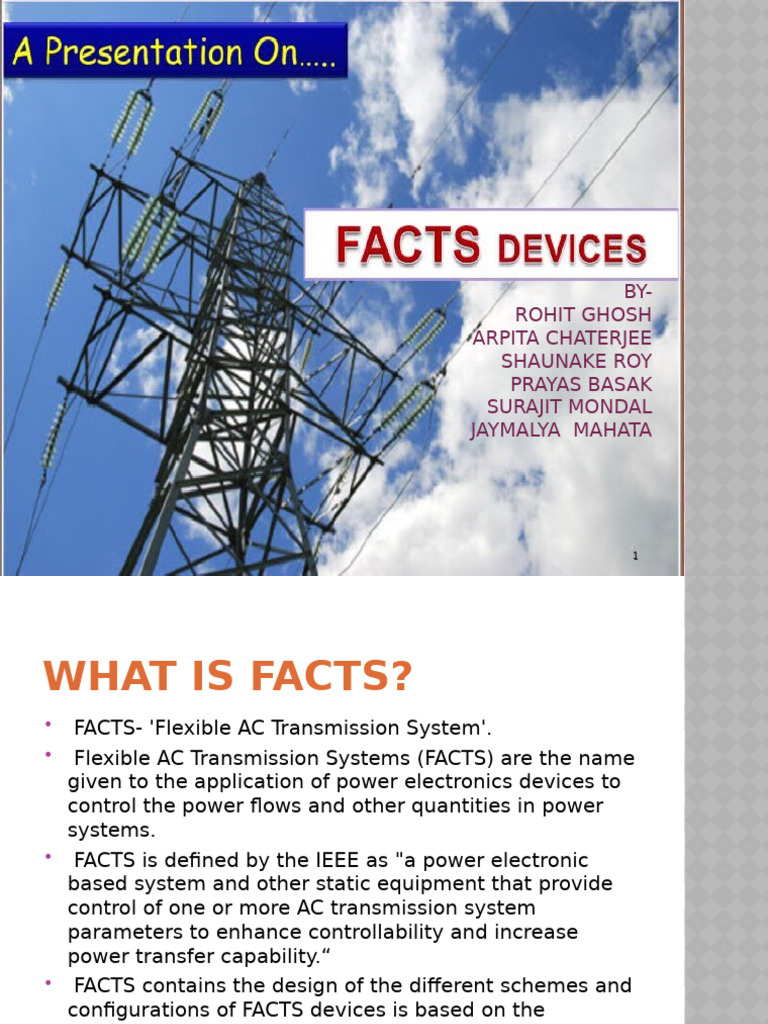 Understanding FACTS Controllers in Power Systems | PDF | Electrical ...