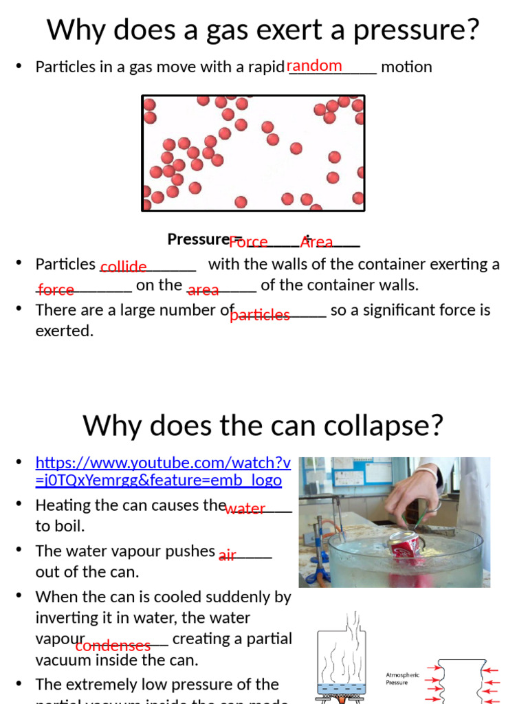 Understanding Gas Pressure Dynamics | PDF | Gases | Pressure