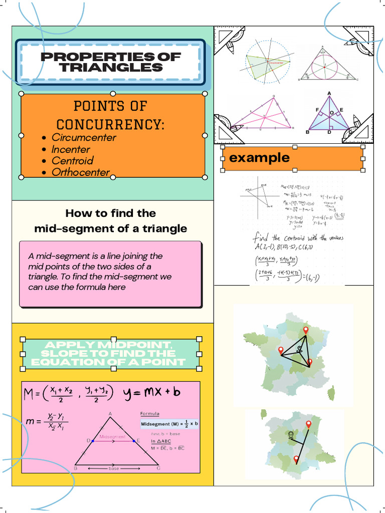 How to Find a Triangle's Mid-Segment | PDF