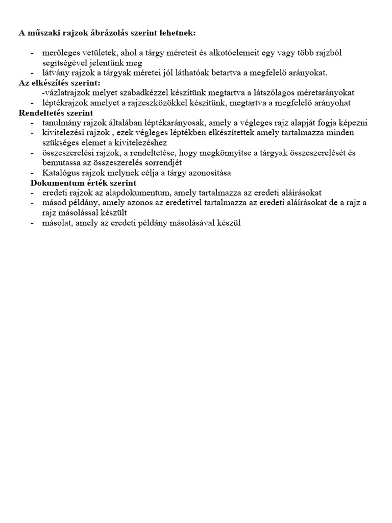 2 Muszaki Rajz Lecke | PDF