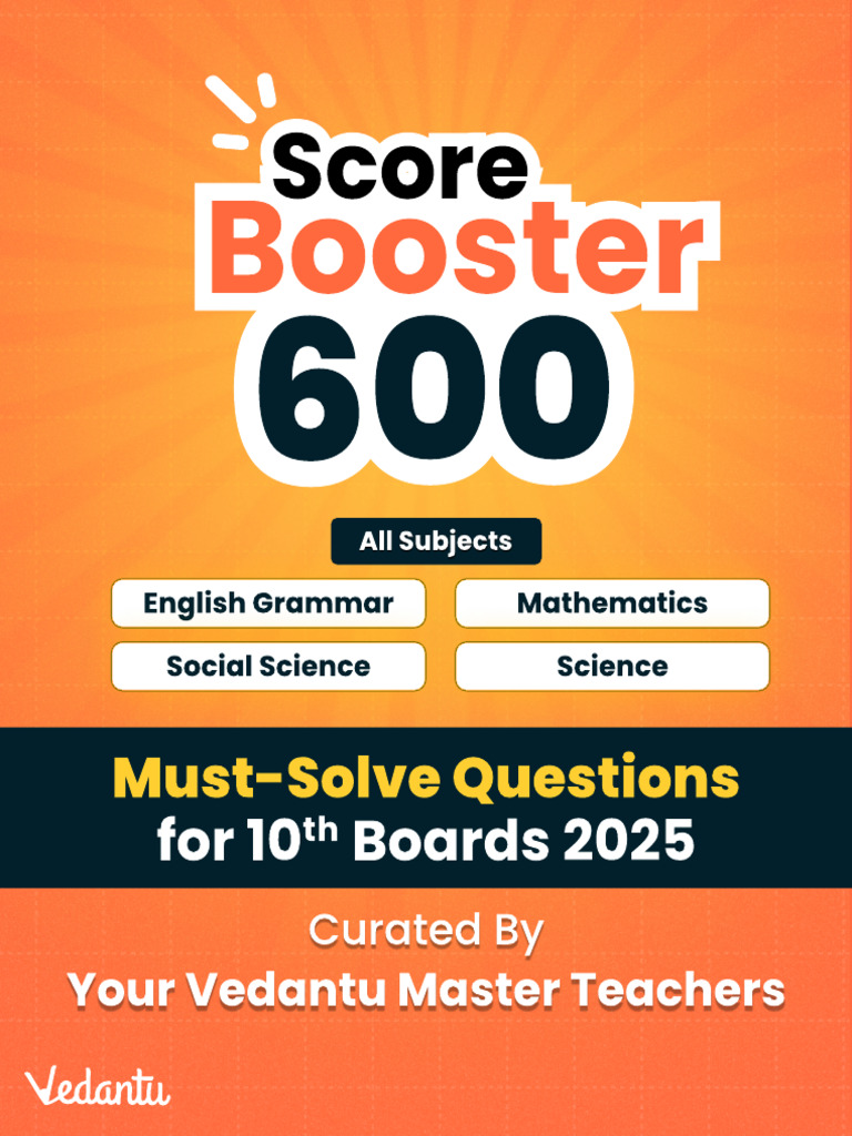 Score Booster for 10th Boards 2025 | PDF | Atrium (Heart) | Rational Number
