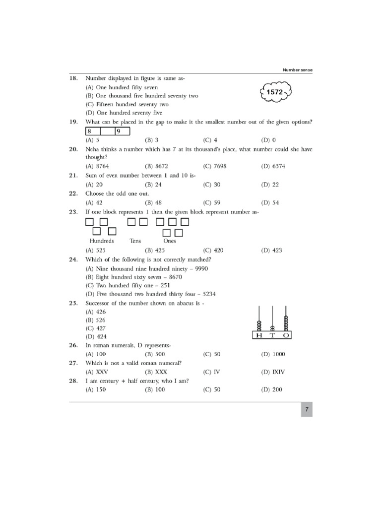 Grade 3 Worksheet Material Pdf