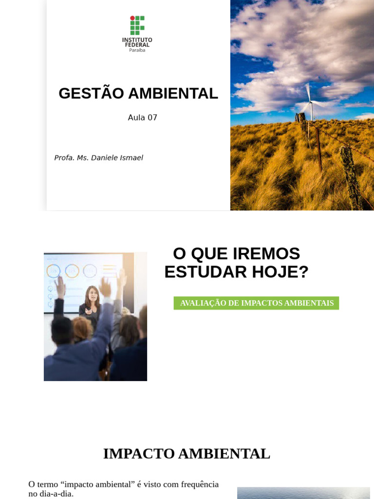 Avaliação de Impactos Ambientais | PDF | Ambiente natural | Poluição
